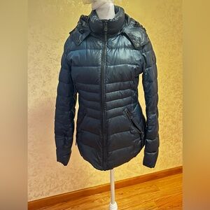 Women's Navy Puffer Jacket